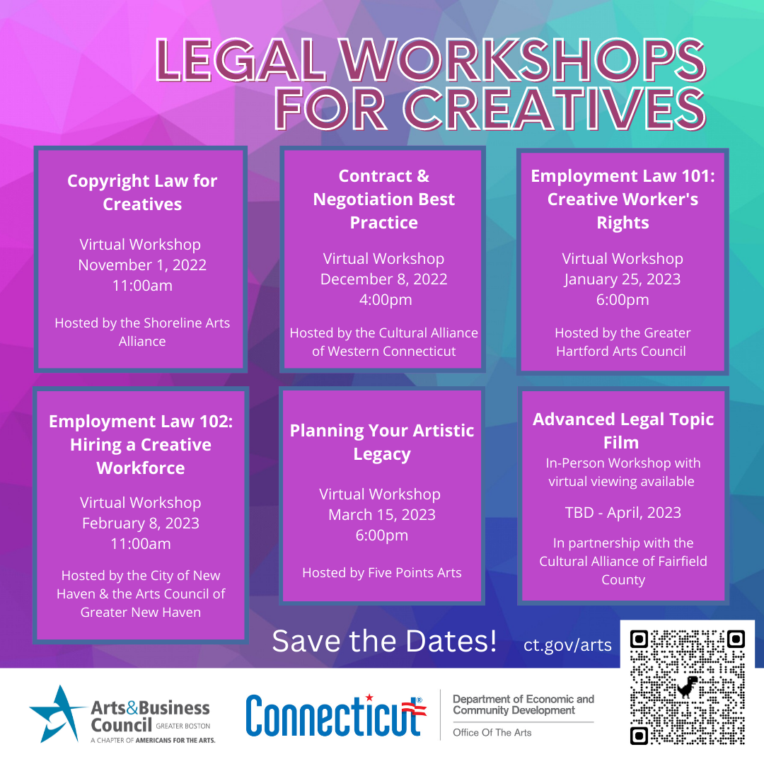 Legal Workshops for Creatives