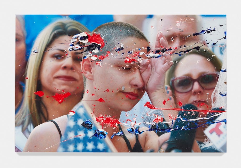 3_History Painting Emma [X] González Speaks at a Rally for Gun Control (Fort Lauderdale, 17 February 2018) RWB_courtesy of the artist and Yale Center for British Art, © Marc Quinn studio