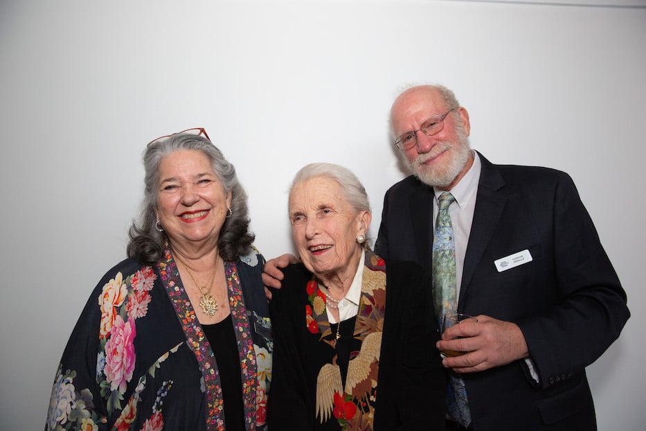 Roslyn Meyer, Anne Calabresi (A&I Founders) and Gordon Geballe 