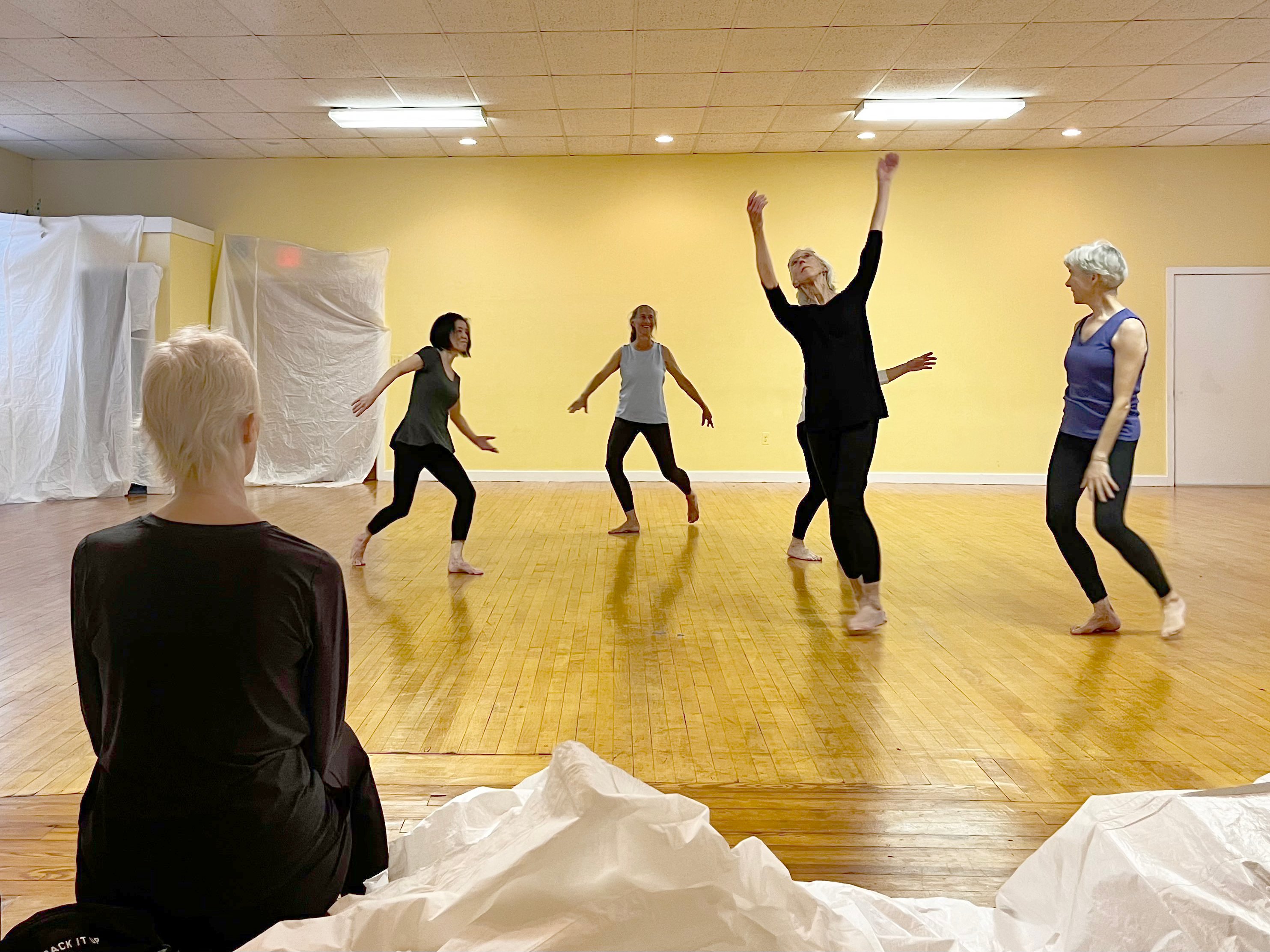 annie watching her dance company perform her choreography