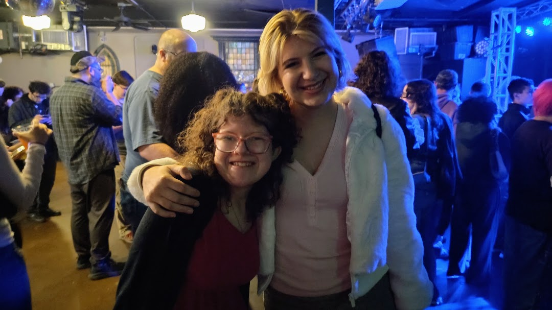 Sisters Alex and Morgan Lafontan, who traveled from New Milford to see the show. || Sisters Alex and Morgan Lafontan, who traveled from New Milford to see the show.