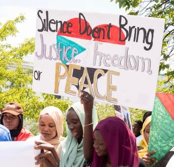 Sudanese-American rally in DC
