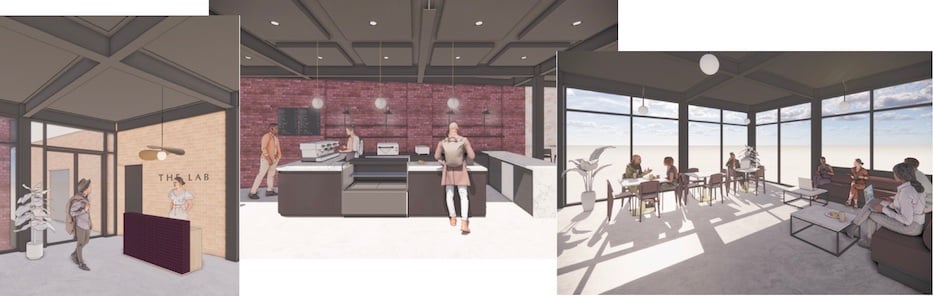 Cafe & Lounge Remodel Renderings