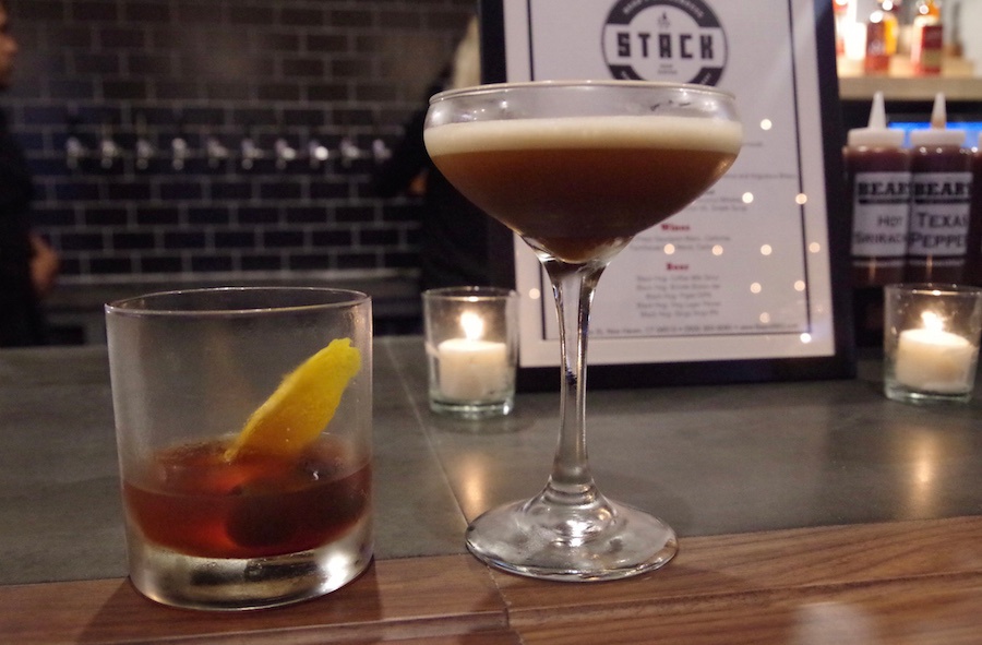 Manhattan and drink called _all about our coco stout_