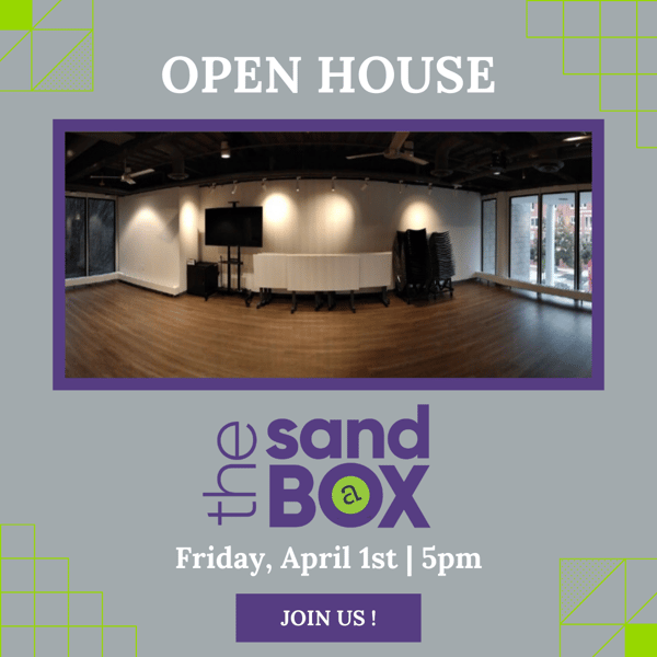 Sandbox Open House Flyer