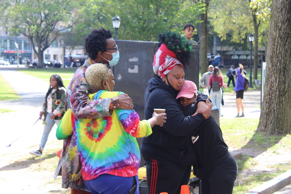 Left to Right Kwadwo Adae, Ashleigh Huckabey, Sun Queen, and Stephanie Washington