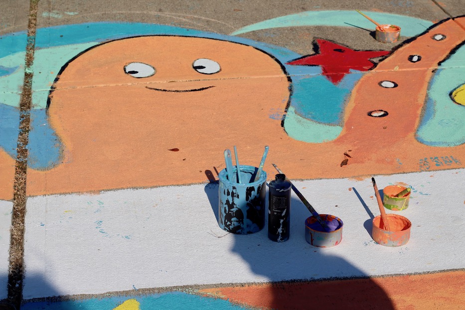 City Pushes Asphalt Art With An Eco Twist