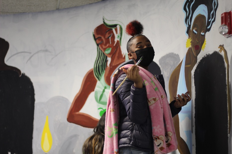 At HSC, Memorial Mural Helps Students Heal