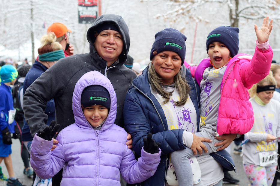 Run For Refugees Braves The Snow