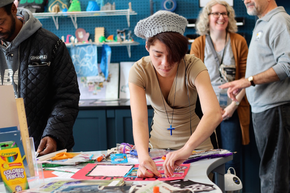 Library Lends Census Efforts A Crafty Hand