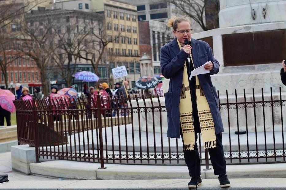 At Anti-ICE Rally, Artists Weave Culture Through Calls To Action