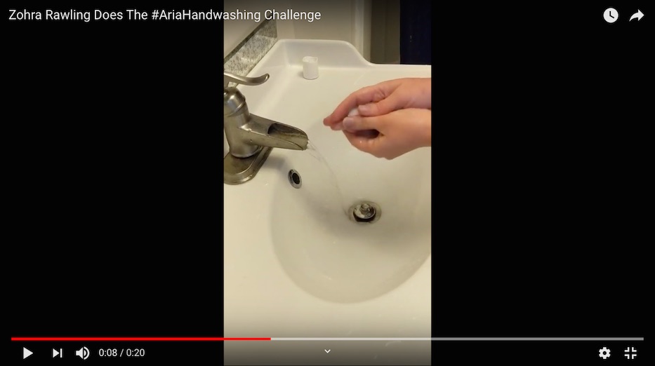 Connecticut Joins The #AriaHandwashing Challenge