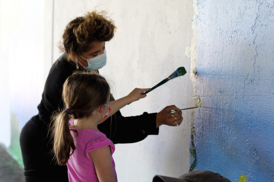 New Underpass Mural Brightens State Street Corridor