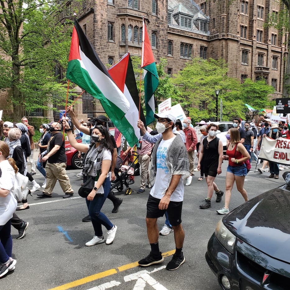 Hundreds March In Solidarity With Palestine, Colombia