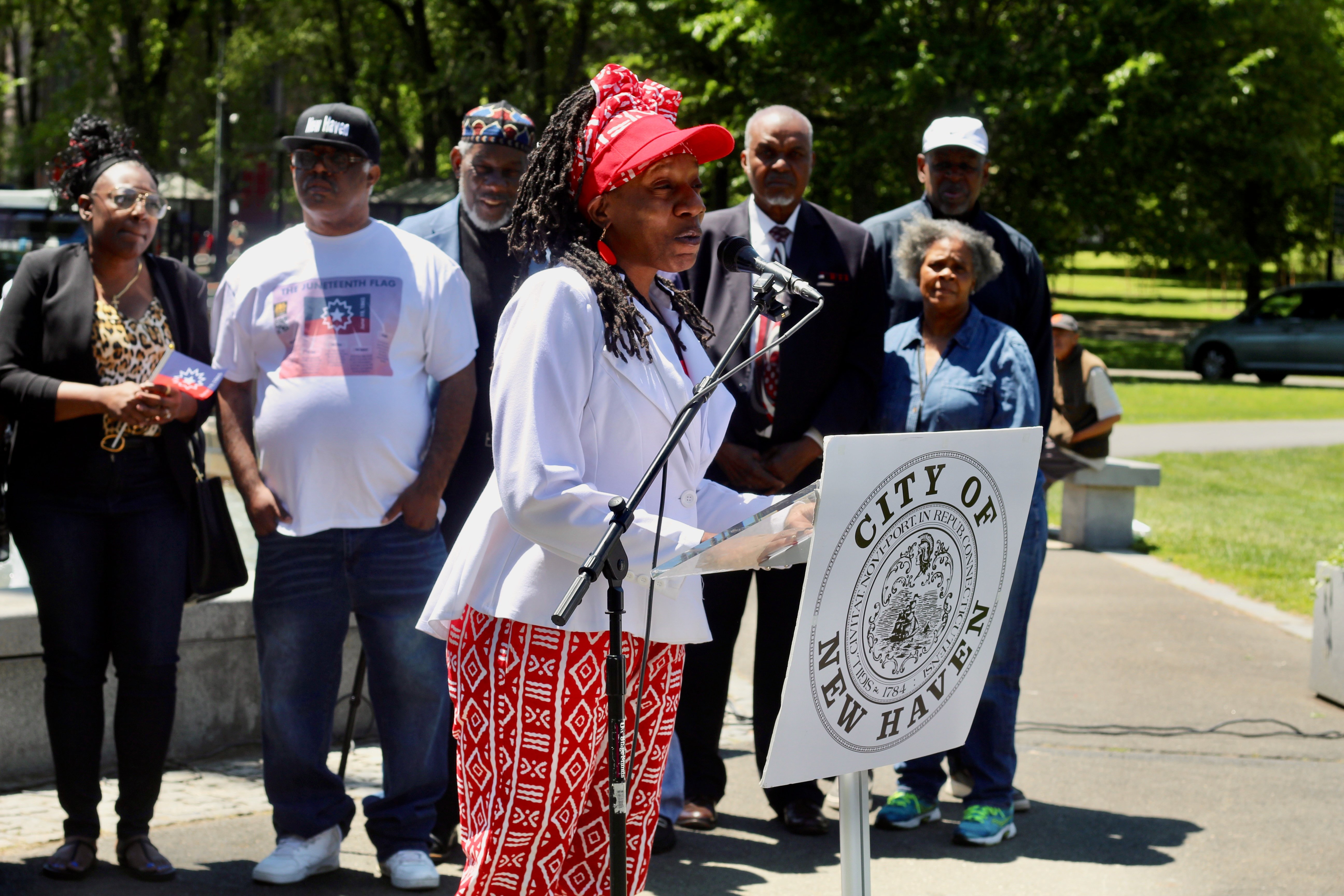 Juneteenth Flag Soars On The Green