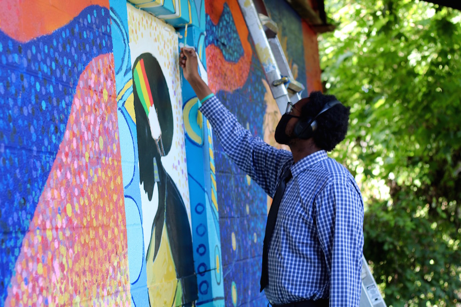 New Mural Brings A Piece Of Ethiopia To Newhallville