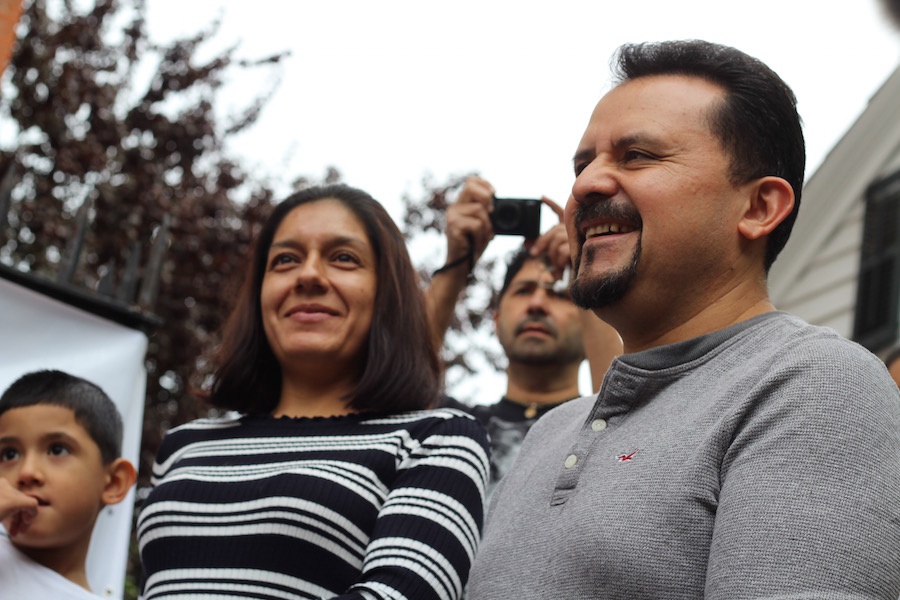 1,331 Days Later, Nelson Pinos Celebrates His Stay Of Deportation