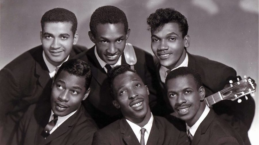 Contours Contours- (L to R) Top Row - Billy Hoggs, Hugh Davis, and Hubert Johnson. (L to R) Bottom Row - Sylvester Potts, Billy Gordon, and Joe Billingslea