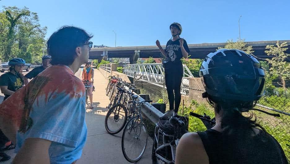 Bike Ride Illuminates Local Fossil Fuel Infrastructure