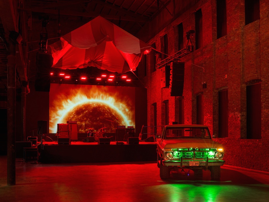 A potograph from Stewart and Stewart Installation at Pioneer Works. Pioneer Works Photo.