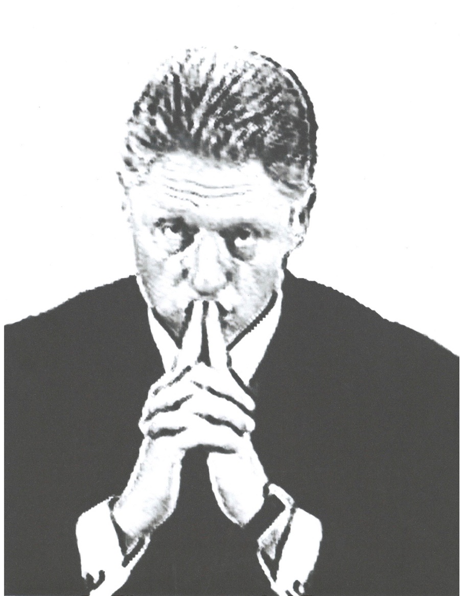  David Borawski,  Untitled (Slick Willy),  2016. Inkjet print on paper, 8.5 x 11 inches. Artspace Photo 