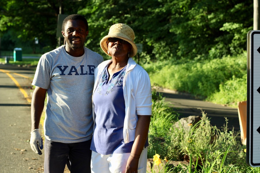 Kelechi Eleanya and Ms. Betty Thompson.