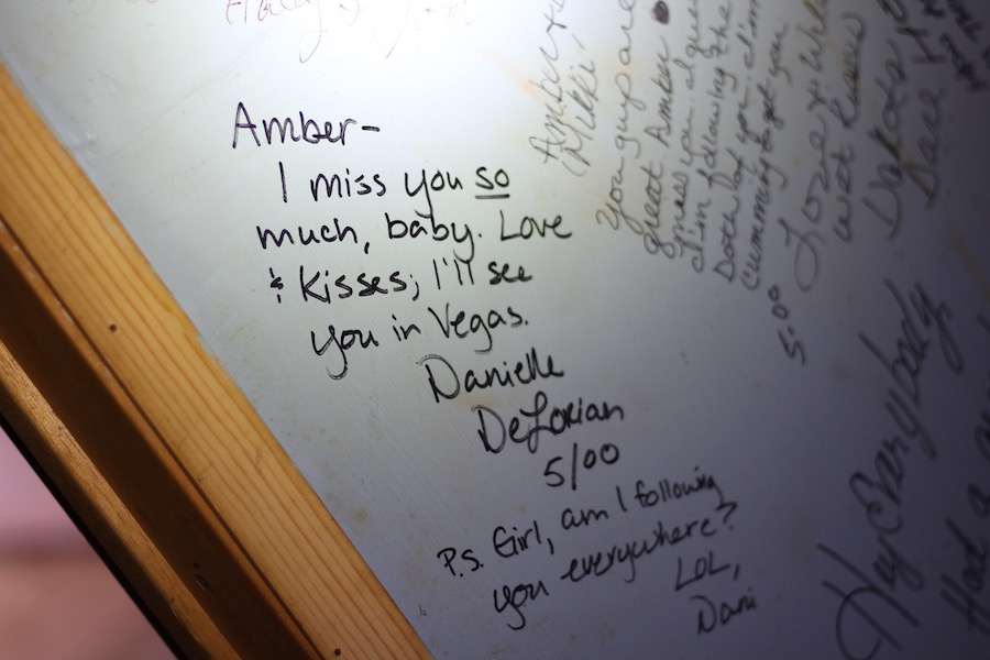 Where feature acts left little notes to each other.