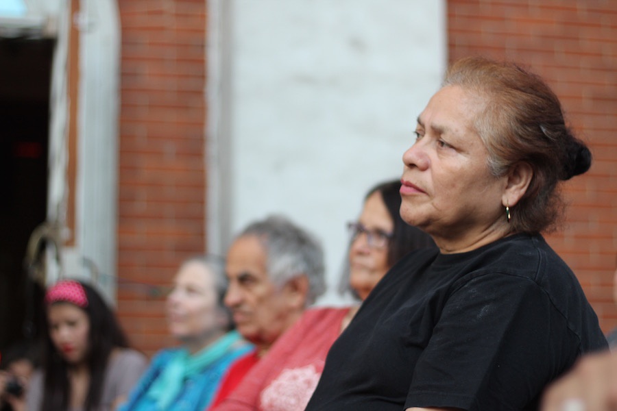 The audience comprised members of the activist community, family of Nelson, and a few attendees who had heard about it at the last minute on social media.