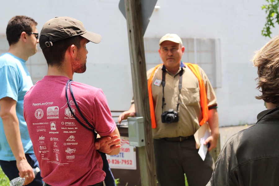 While both National Trails Day and its smaller Connecticut arm have taken place since 1993, this is the first year for the Newhallville Learning Corridor to participate in CT Trails Day. The event was sponsored by New Haven Friends of the Farmington Canal Greenway. Lucy Gellman Photos.