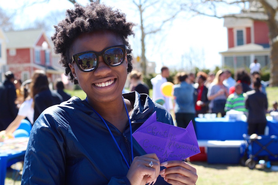 NHR Development Assistant Raquasia Smith, a New York transplant who began at the organization as an intern last year.