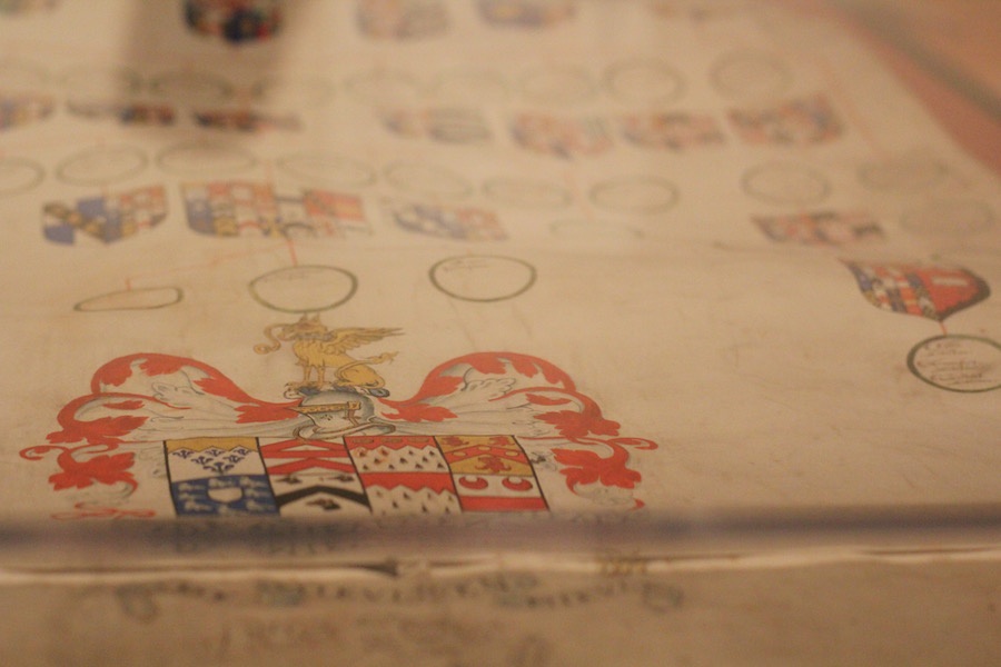 A coat of arms from the Paston family timeline.