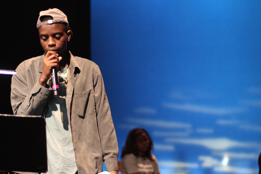 Ruben Kwigwasa, who ended on a high note with a love poem he'd written for the show.
