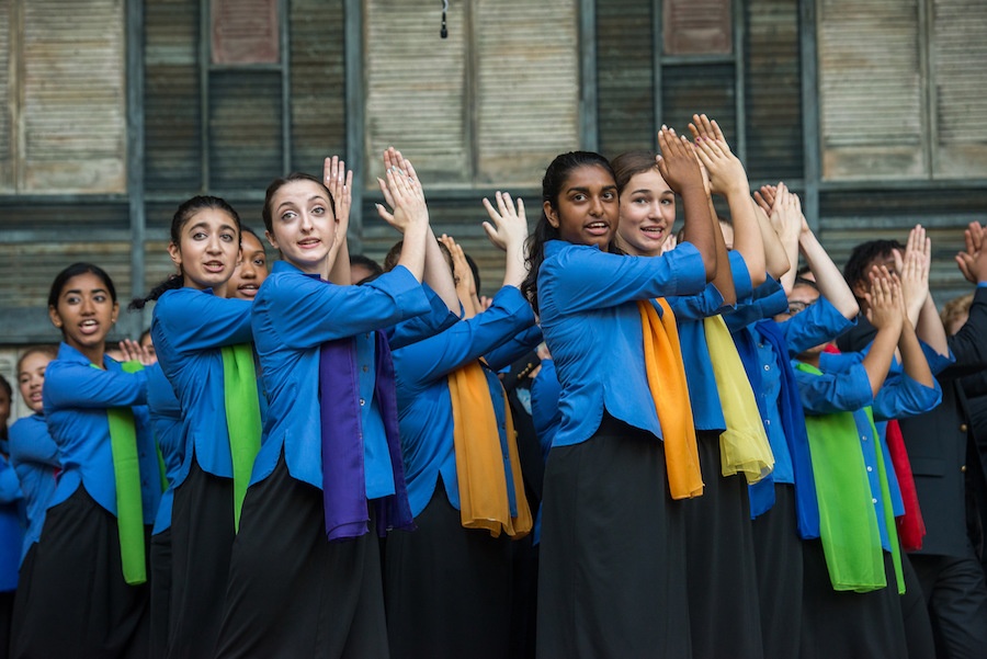 The Young People’s Chorus of New York City® and Yale Choral Artists will premiere The Glass Box a new work by Paola Prestini, composed for both ensembles, on June 16. Photo courtesy International Festival of Arts & Ideas.