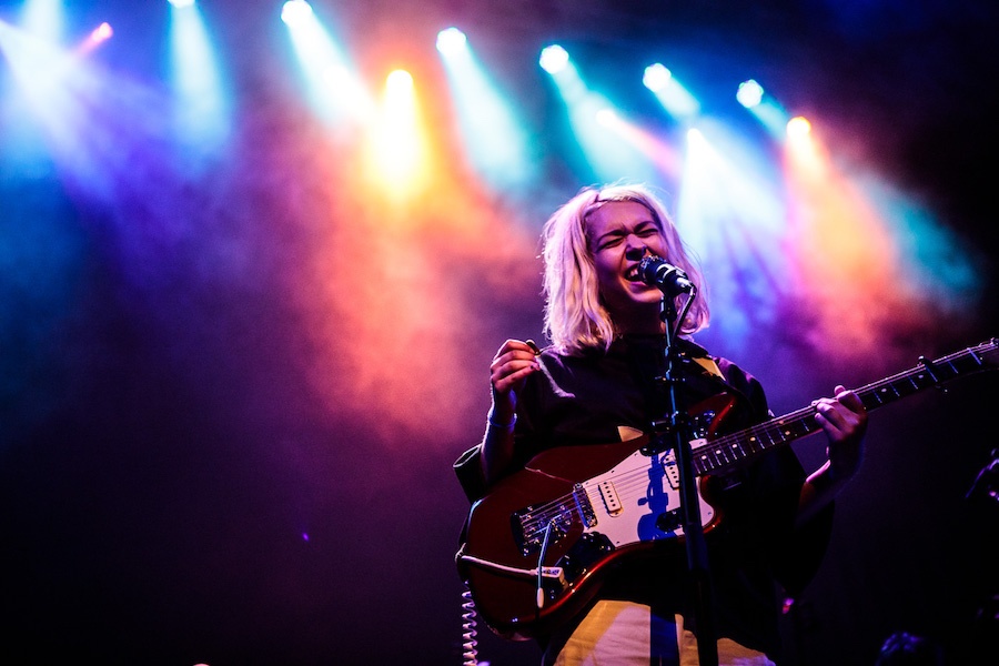  Snail Mail rocks the stage. Sachyn Mital Photo.  