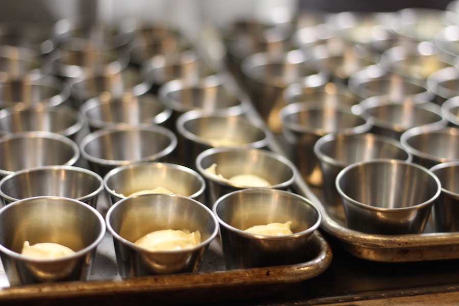  Butter is prepared for the lunch rush. Lucy Gellman Photo.  