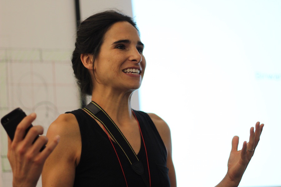 Sarah Fritchey: Community connection as a priority. Lucy Gellman Photo.