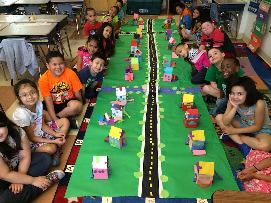 Kids in the ARC's first-grade module: