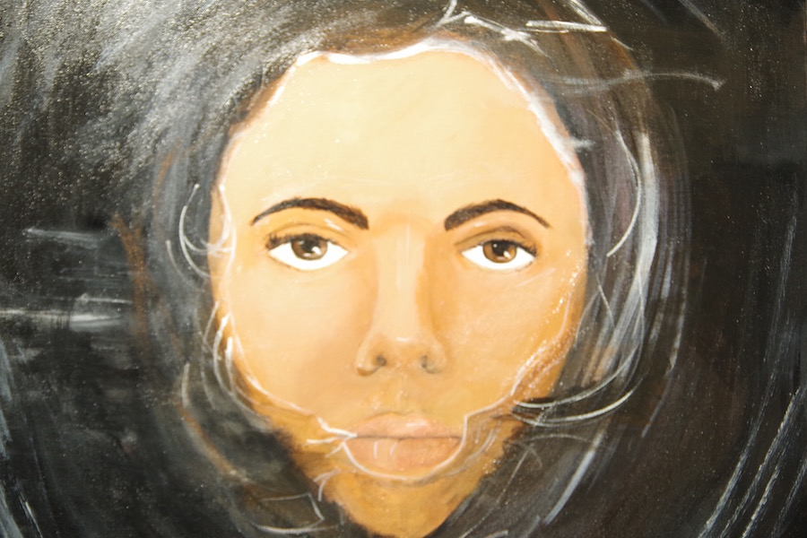  Emily Whalen,  Untitled 4 , Acrylic on canvas. Lucy Gellman Photo.  