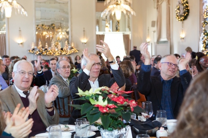 A table at the 2015 Arts Awards. Judy Sirota Rosenthal Photo.&nbsp; 