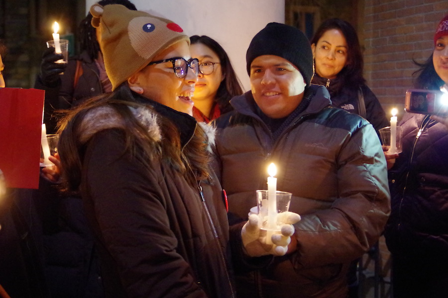 Reyes' daughter Evelyn, speaking to the Pinos family: