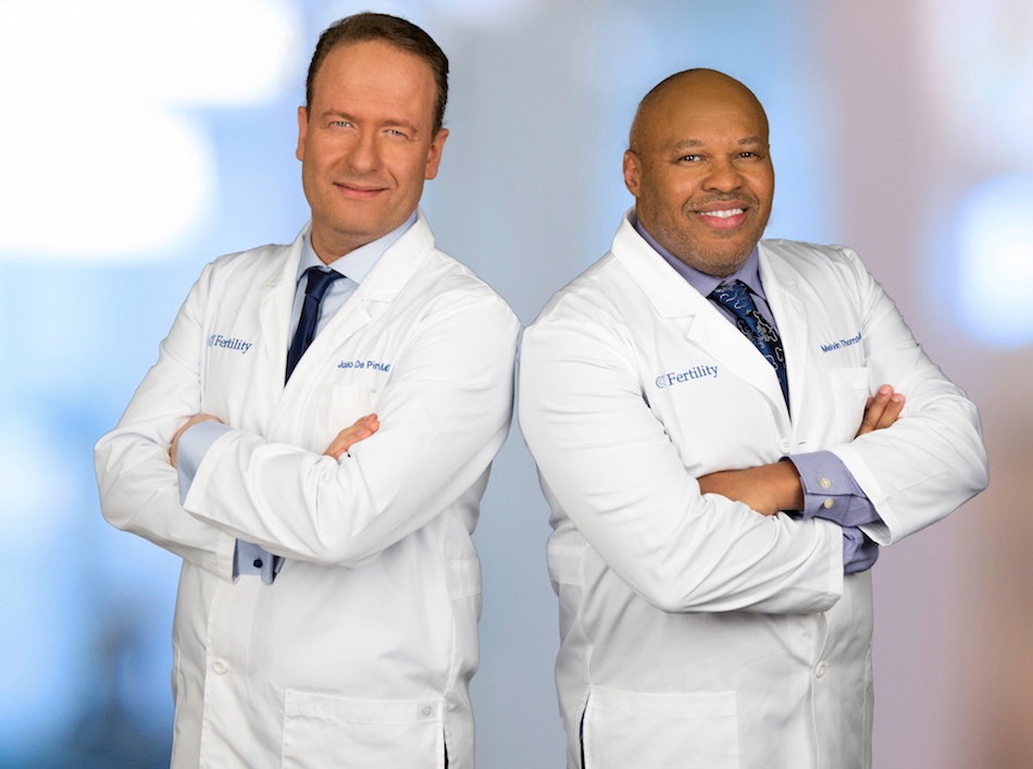 Drs. Joao De Pinho (left) and Melvin Thornton II (right). Courtesy CT Fertility.