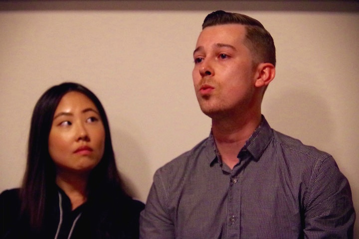 Ryan Taylor (girlfriend Gabby Hedge in background): Tavern license = economic development. Lucy Gellman Photos.