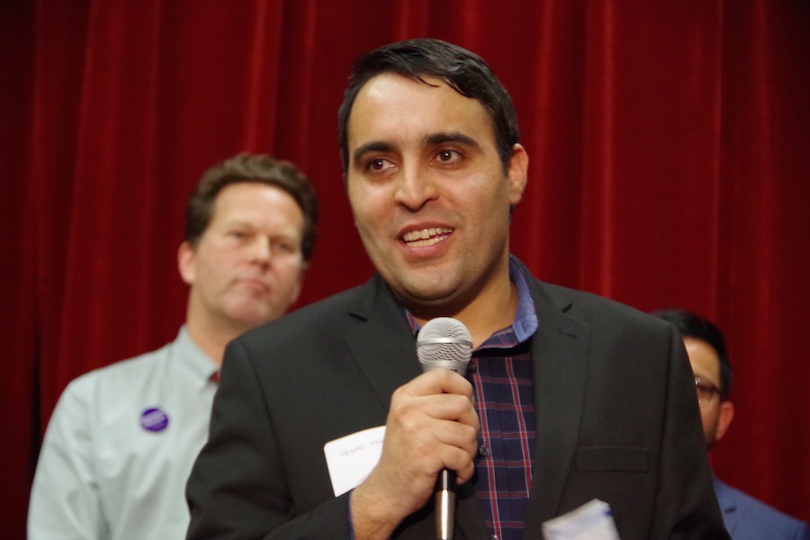 Hewad Hemat, an Afghani who came to the U.S. with his family in 2014, on a Special Immigrant Visa. Lucy Gellman Photo.