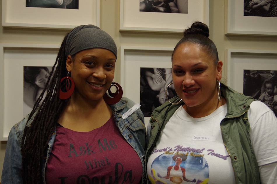 Doulas SciHonor Devotion and Natasha Ortiz. Lucy Gellman Photo