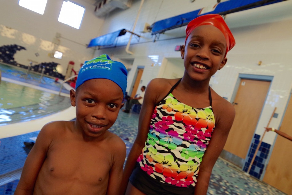  Joseph and Asia Murphy. While this is Joseph's first season swimming, his sister has been in the program for three seasons.  