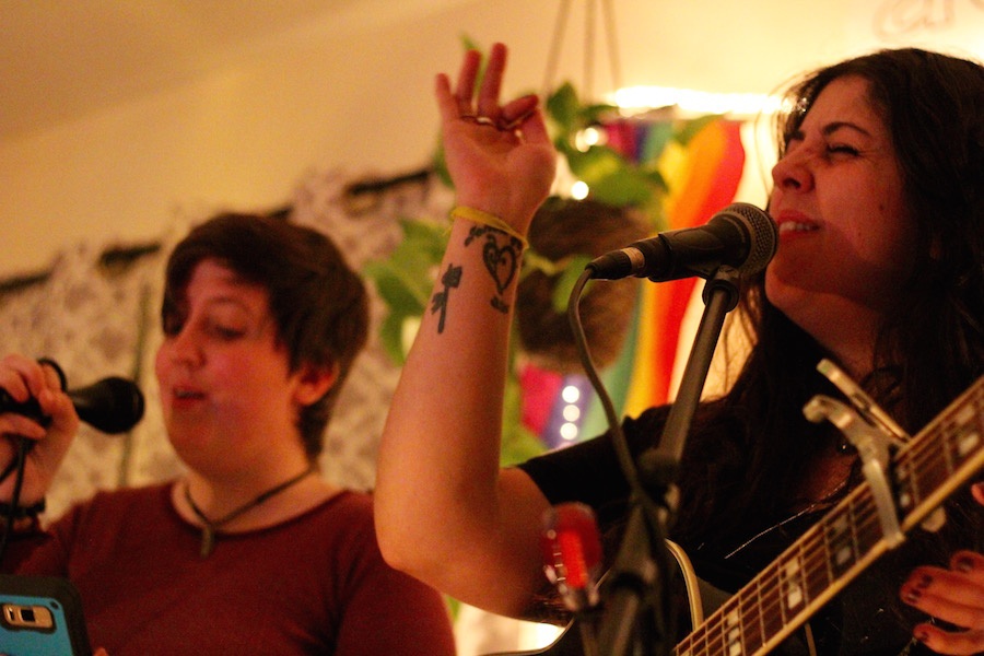  Virginia Semeghini and her partner, Maddie. 
