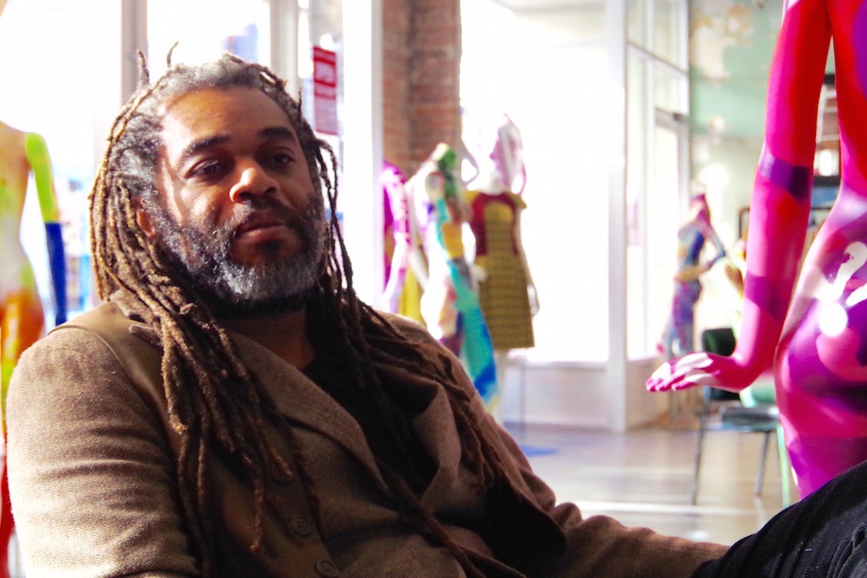  Wisdom in the Orange Street shop last week. Lucy Gellman Photos. 