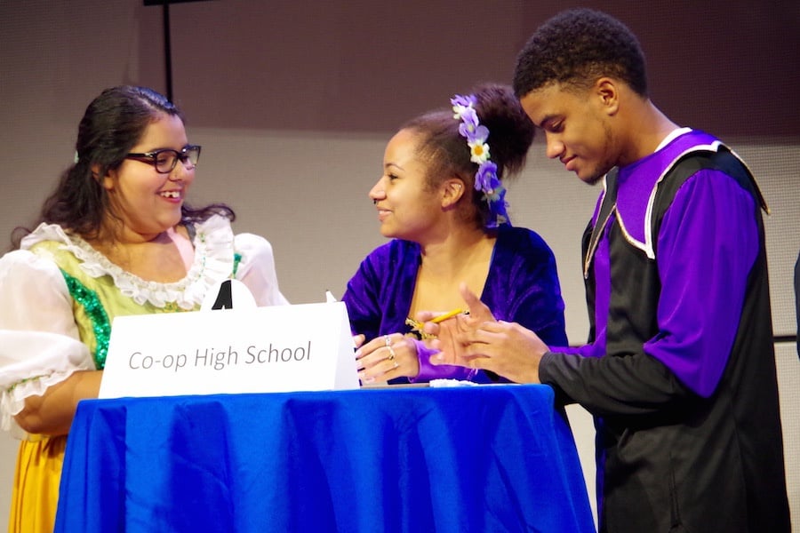 Athena Singh, Ana Lujan and Rylan Mayo — senior, junior and sophomore at Co-Op High School. The three all credit reading with their academic acheivements.