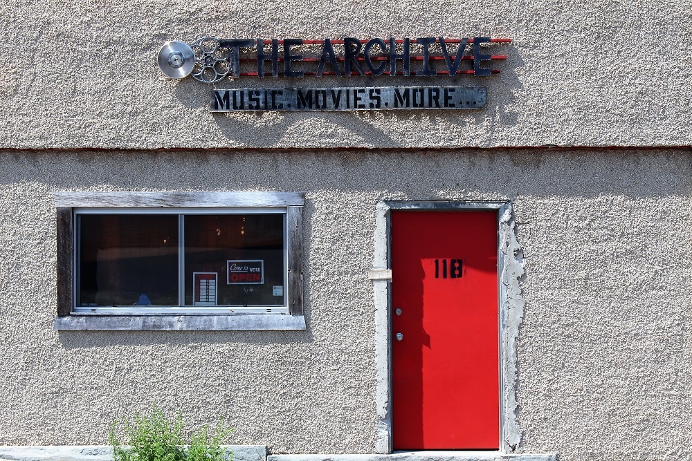  The entrance to The Archive. 