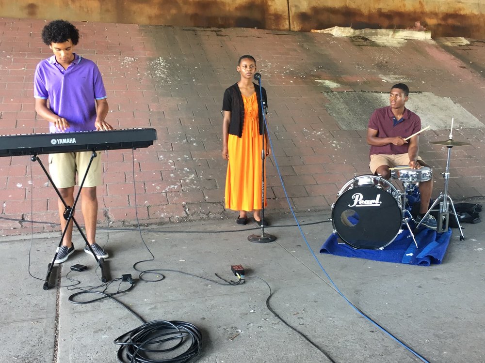 Jenkins, Benefield and Kot perform